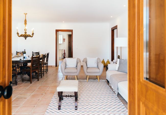 Sala de estar confortável Em Tavira 