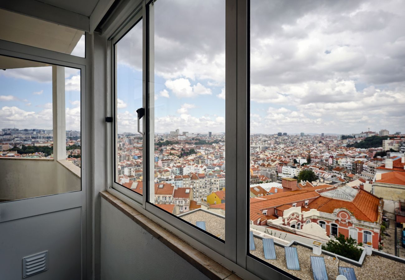 Genießen Sie die herrliche Aussicht auf Lissabon
