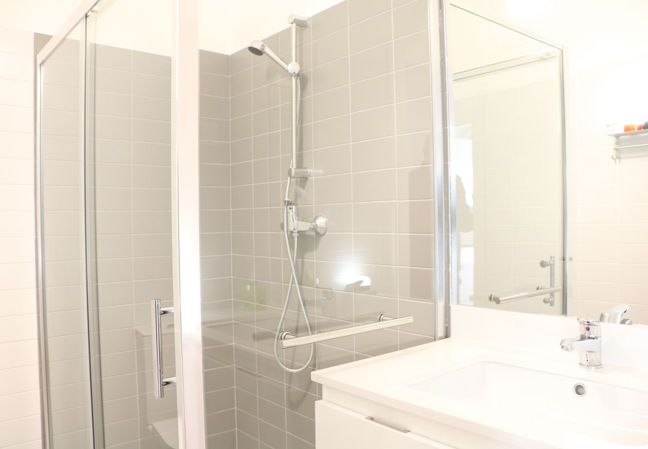 Bathroom of the apartment in the historic area