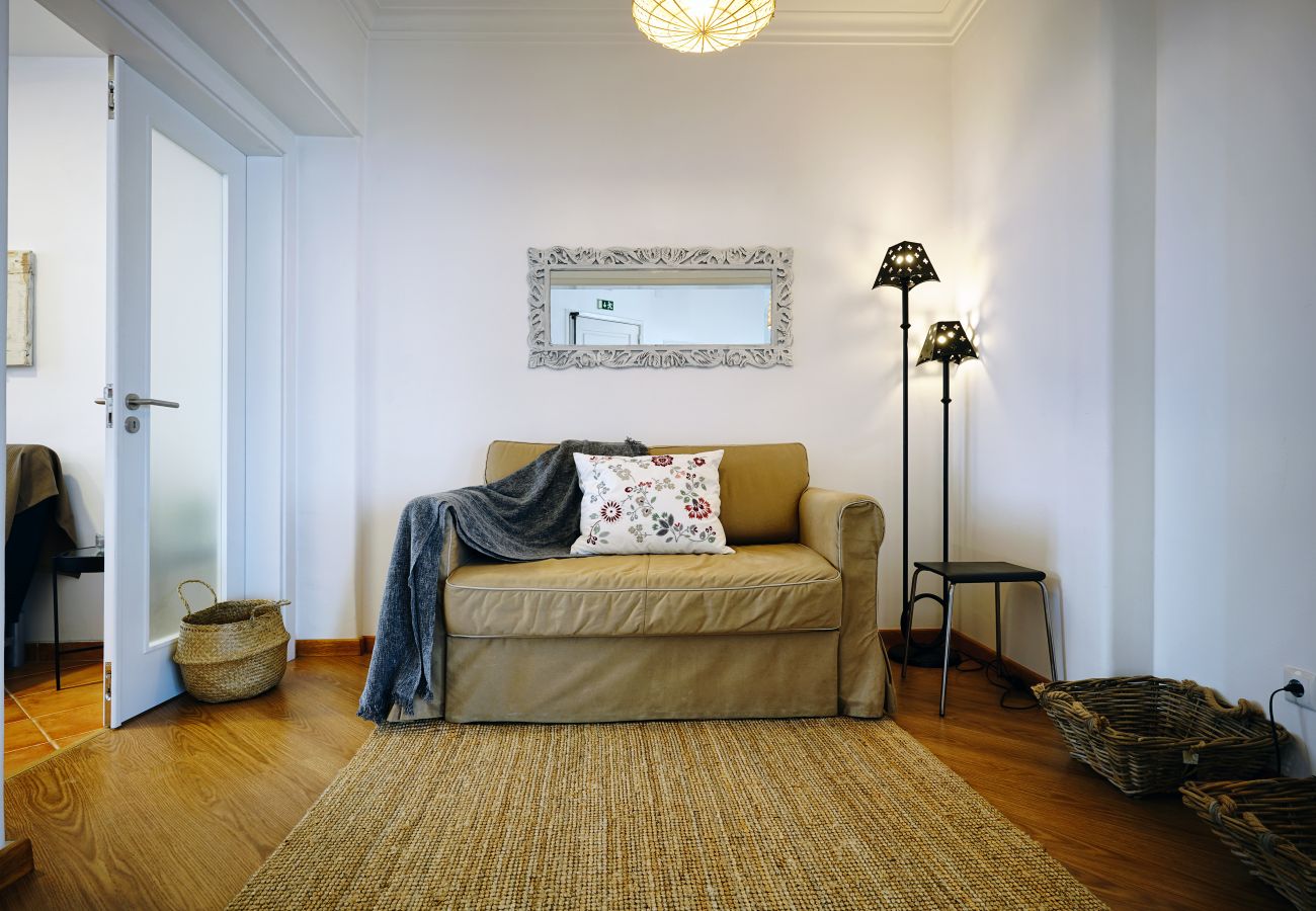 Reading and resting area in the historic area of ​​Graça