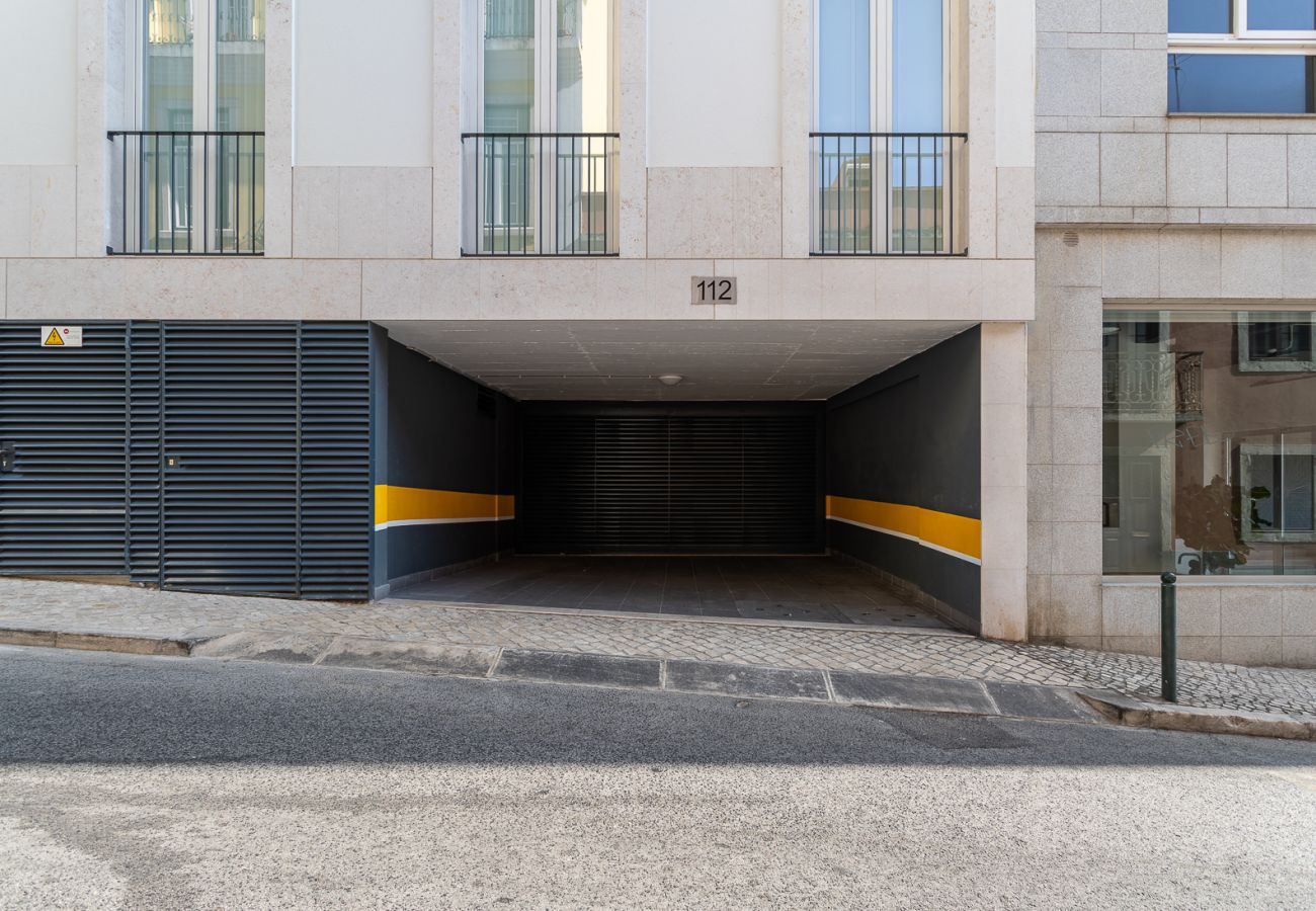 Entrance to private garage