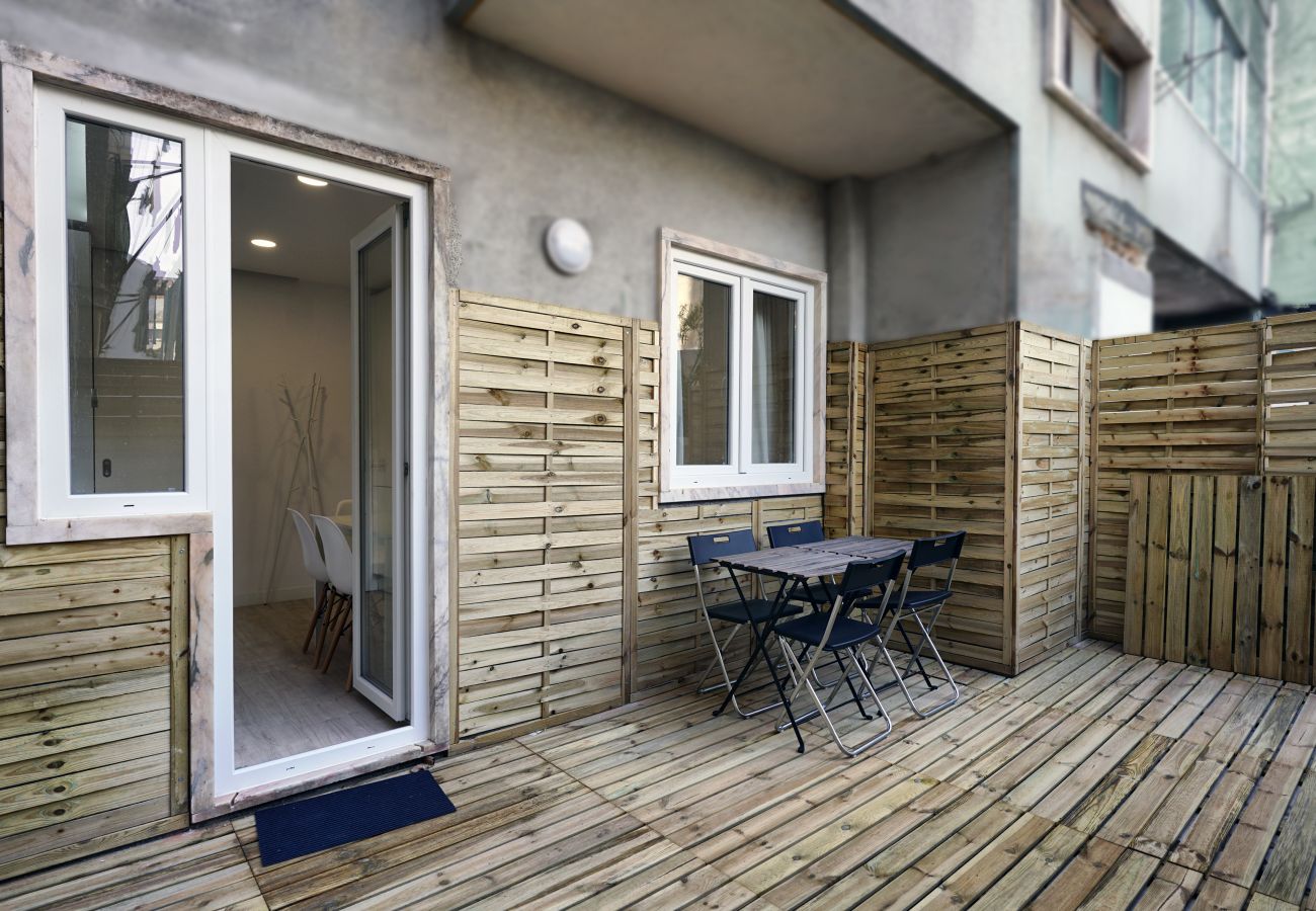 Agradable terraza para relajarse al final del día